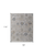 7' X 10' Ivory Taupe and Blue Floral Power Loom Worn Faded Area Rug With Fringe