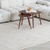 8' X 11' Cream and Beige Abstract Non Skid Area Rug
