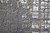 8' Gray and Silver Abstract Power Loom Worn Faded Runner Rug