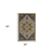 5' X 8' Gray Purple And Gold Wool Medallion Hand Tufted Area Rug