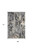 4' X 6' Ivory Black and Gray Abstract Distressed Area Rug