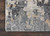 4' X 6' Ivory Black and Gray Abstract Distressed Area Rug