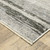 10' X 13' Gray And Ivory Abstract Area Rug With Fringe