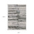 10' X 13' Gray And Ivory Abstract Area Rug With Fringe