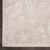 8' X 10' Pink and Ivory Floral Distressed Non Skid Area Rug