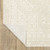 8' Ivory And Beige Medallion Runner Rug