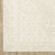 8' Ivory And Beige Medallion Runner Rug