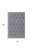 5' X 8' Blue and Tan Geometric Hand Woven Area Rug