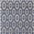5' X 8' Blue and Tan Geometric Hand Woven Area Rug