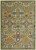 3' X 5' Green and Ivory Floral Power Loom Area Rug