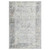 3' X 5' Gray Silver And Rust Medallion Area Rug