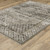 10' X 13' Gray And Beige Medallion Area Rug With Fringe
