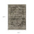 10' X 13' Gray And Beige Medallion Area Rug With Fringe
