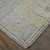 4' X 6' Gray and Blue Wool Floral Hand Knotted Area Rug