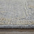 4' X 6' Gray and Blue Wool Floral Hand Knotted Area Rug