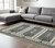 10' X 13' Gray And Blue Medallion Area Rug
