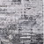5' X 8' Gray Ivory and Taupe Abstract Power Loom Worn Faded Area Rug