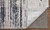 5' X 8' Gray Ivory and Taupe Abstract Power Loom Worn Faded Area Rug