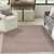 4' X 6' Gray Abstract Washable Area Rug