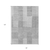8' X 10' Silver Gray And Ivory Striped Washable Indoor Outdoor Area Rug