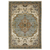 5' X 7' Ivory And Blue Oriental Area Rug