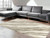 8' X 10' Beige and Gray Abstract Non Skid Area Rug