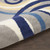4' X 6' Gray and Blue Geometric Power Loom Area Rug
