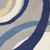 4' X 6' Gray and Blue Geometric Power Loom Area Rug