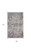 5' X 8' Ivory Taupe and Gray Abstract Power Loom Distressed Area Rug With Fringe