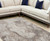 9' X 12' Ivory and Gray Abstract Non Skid Area Rug