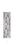 8' Ivory Blue and Gray Geometric Non Skid Runner Rug