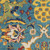 3' X 5' Blue and Ivory Floral Power Loom Area Rug