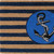 18" X 30" Brown and Blue Coir Anchor Outdoor Door Mat