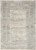 8' X 10' Ivory Blue and Gray Geometric Non Skid Area Rug