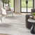 9' X 12' Cream and Gray Abstract Non Skid Area Rug