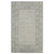 8' X 10' Gray And Ivory Wool Southwestern Hand Hooked Area Rug