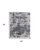 5' X 8' Ivory Brown and Blue Abstract Hand Tufted Area Rug