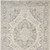 5' X 7' Ivory And Gray Floral Medallion Distressed Area Rug