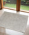 3' X 5' Ivory Abstract Hand Woven Worn Faded Area Rug