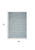 4' X 6' Aqua Abstract Washable Area Rug