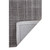 5' X 7' Graphite And Ivory Wool Plaid Hand Tufted Area Rug