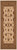 7' Tan And Brown Oriental Runner Rug