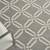5' X 7' Gray and Ivory Trellis Non Skid Area Rug