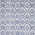 7' X 10' Ivory and Navy Blue Damask Distressed Non Skid Area Rug