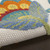 8' X 11' Yellow And Ivory Floral Indoor Outdoor Area Rug