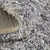 8' X 10' Gray Shag Hand Tufted Area Rug