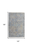 10' X 14' Gray Blue and Tan Abstract Hand Woven Distressed Area Rug With Fringe