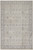 8' X 10' Gray and Ivory Oriental Power Loom Worn Faded Area Rug With Fringe