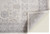 8' X 10' Gray and Ivory Oriental Power Loom Worn Faded Area Rug With Fringe