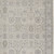 8' X 10' Gray and Ivory Oriental Power Loom Worn Faded Area Rug With Fringe